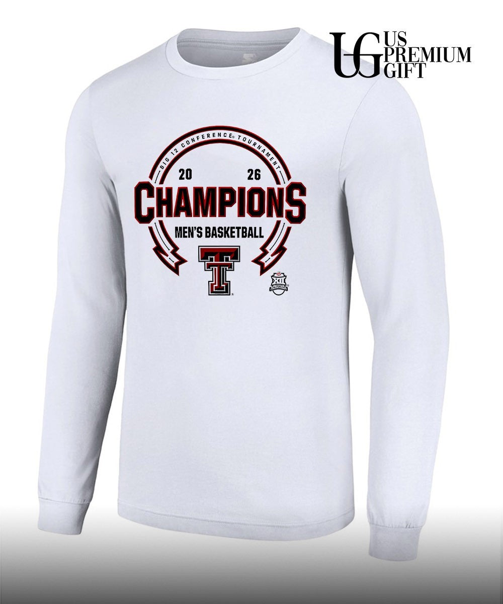 Texas Tech Red Raiders 2026 Big 12 Conference Tournament Men’s Basketball Champions shirt