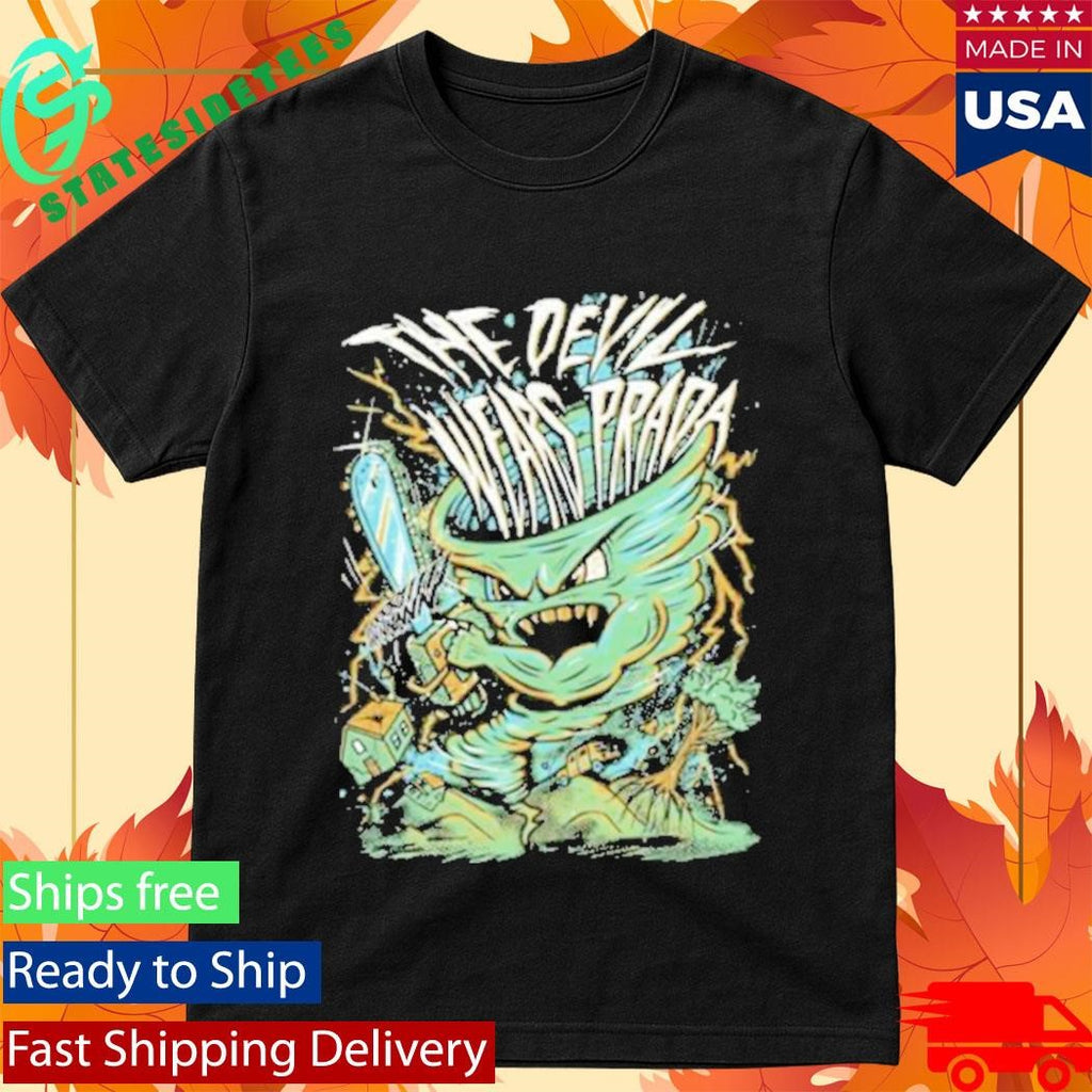 The Devil Wears Prada Chainsaw Brutality Tornado Shirt