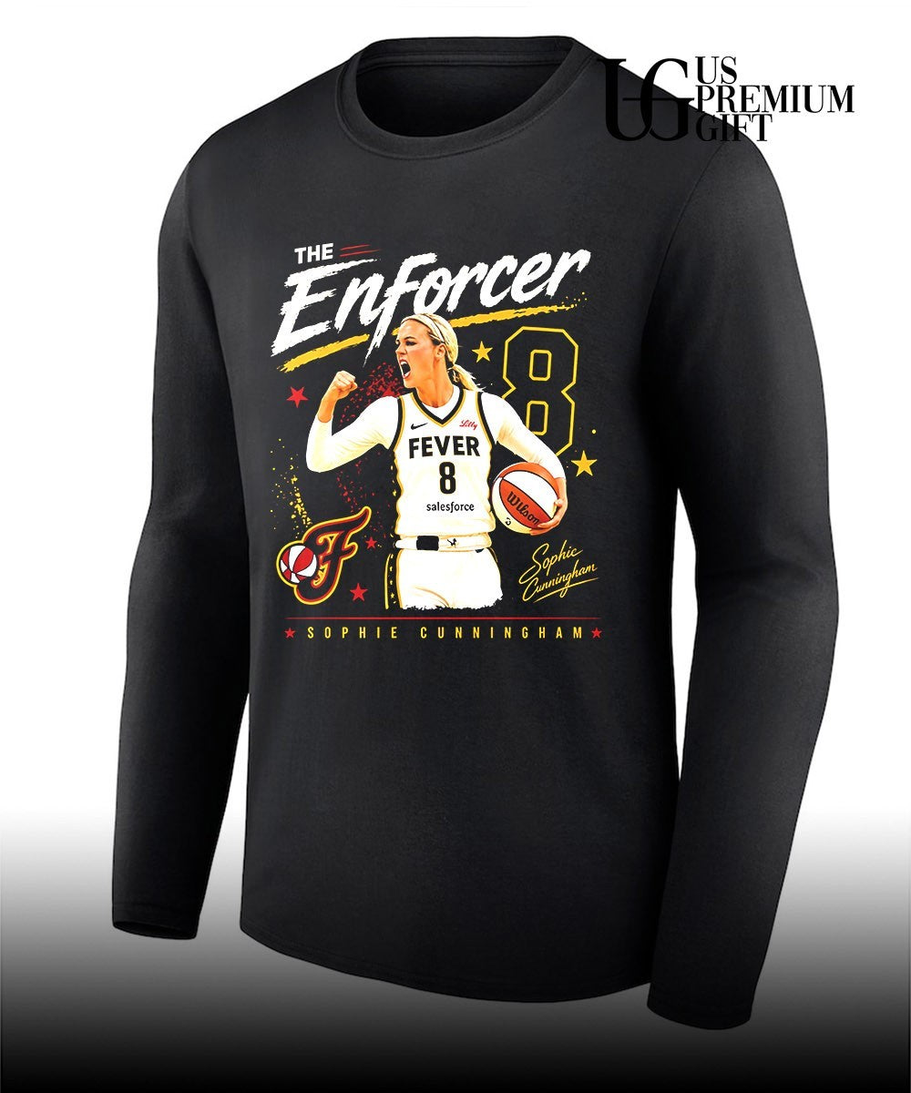 The Enforcer 8 Sophie Cunningham Indiana Fever WNBA signature shirt