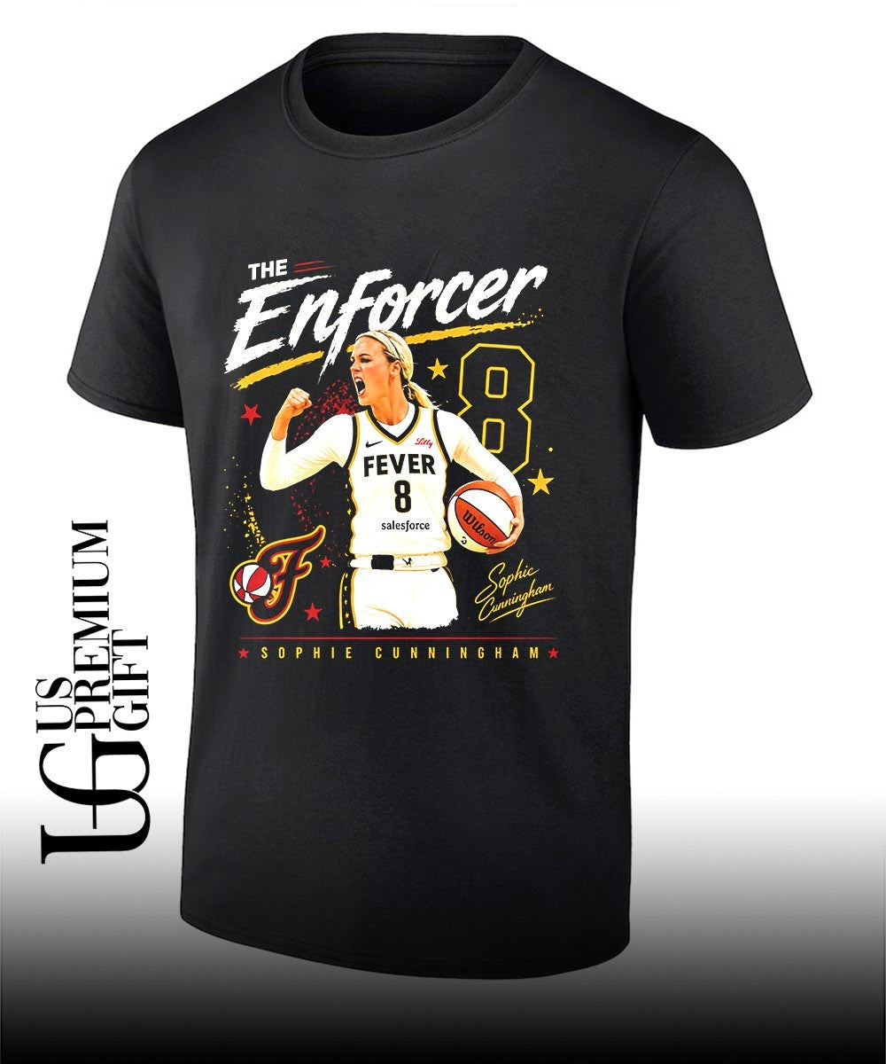 The Enforcer 8 Sophie Cunningham Indiana Fever WNBA signature shirt
