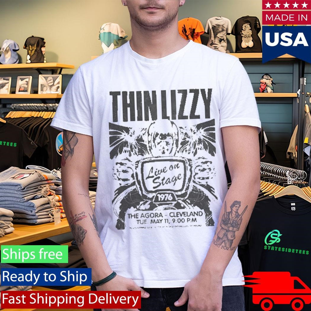 Thin Lizzy Jailbreak Flyer Cleveland Shirt