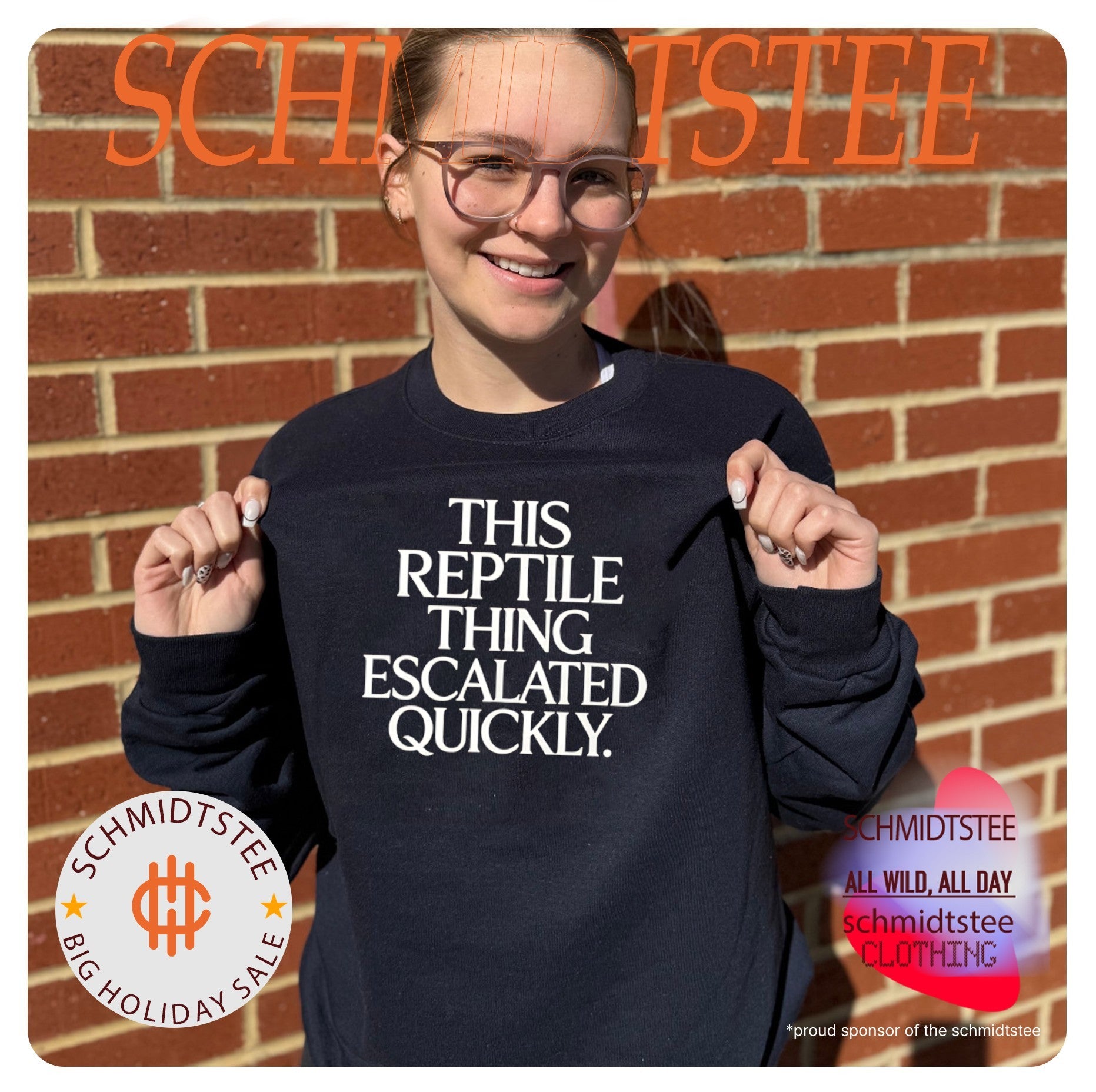 This Reptile Thing Escalated Quickly funny shirt