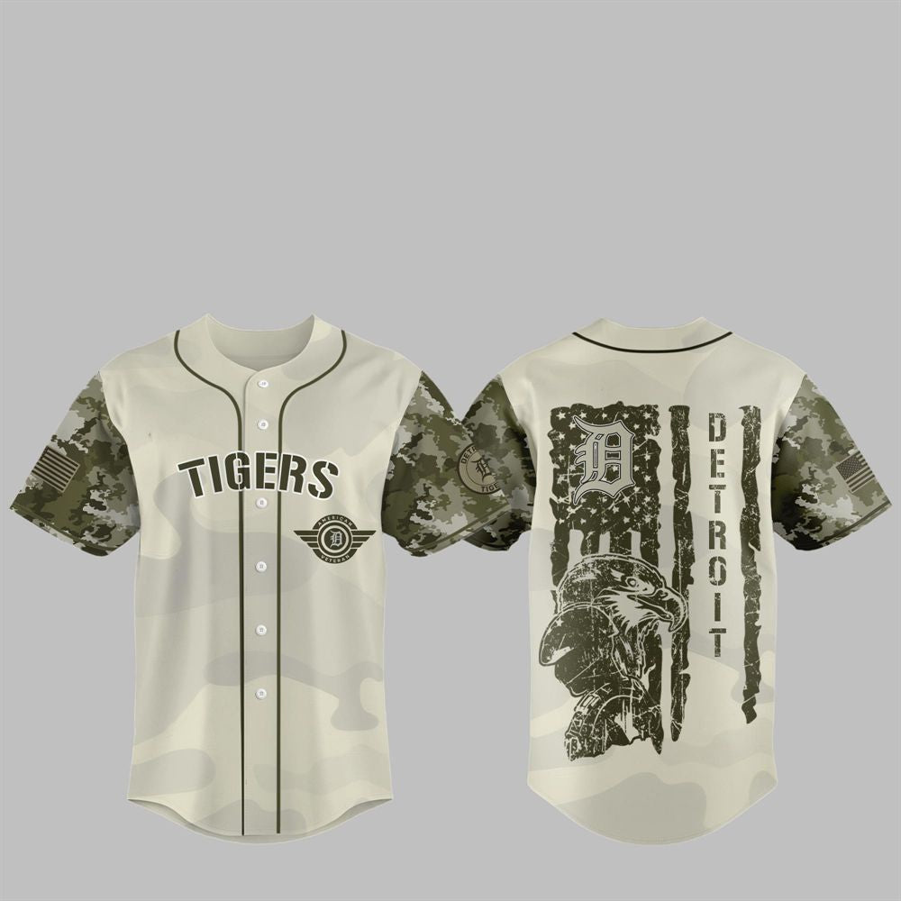 Tigers 2025 Armed Forces Day Night Jersey - Grishko.com