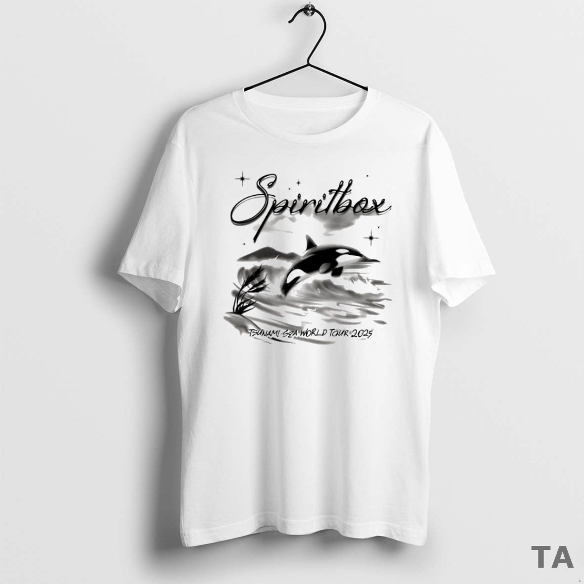 Top Airbrush Orca Sea World Tour 2025 Circle T Shirt Sweater