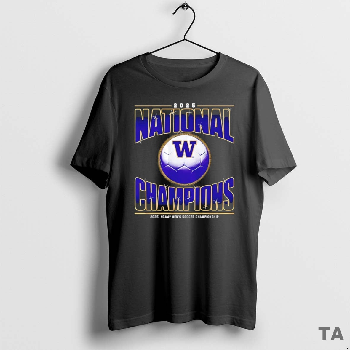 Top Washington Huskies Mens Soccer 2025 Ncaa National Champions T Shirt Sweater