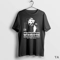 Top Wishbone Dog Holding Spiked Flail Sit Stay Read T Shirt Sweater