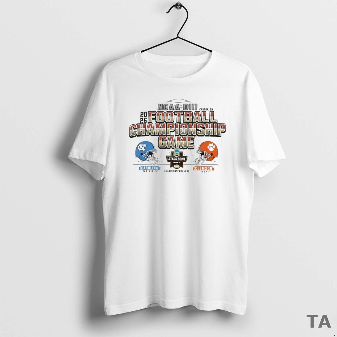 Top North Carolina Tar Heels Vs Clemson Tigers At 2026 Ncaa Diii Stagg Bowl Canton