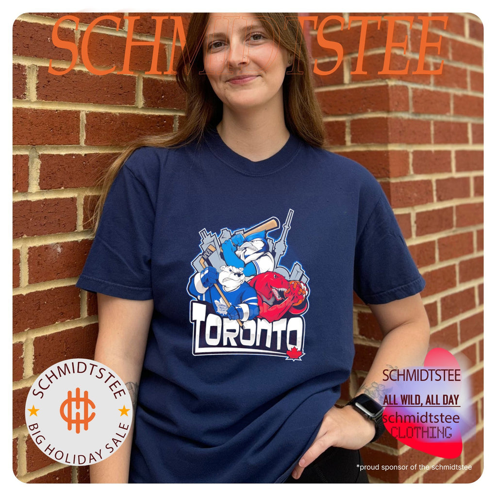Toronto Sports City Teams Mascot Collage shirt
