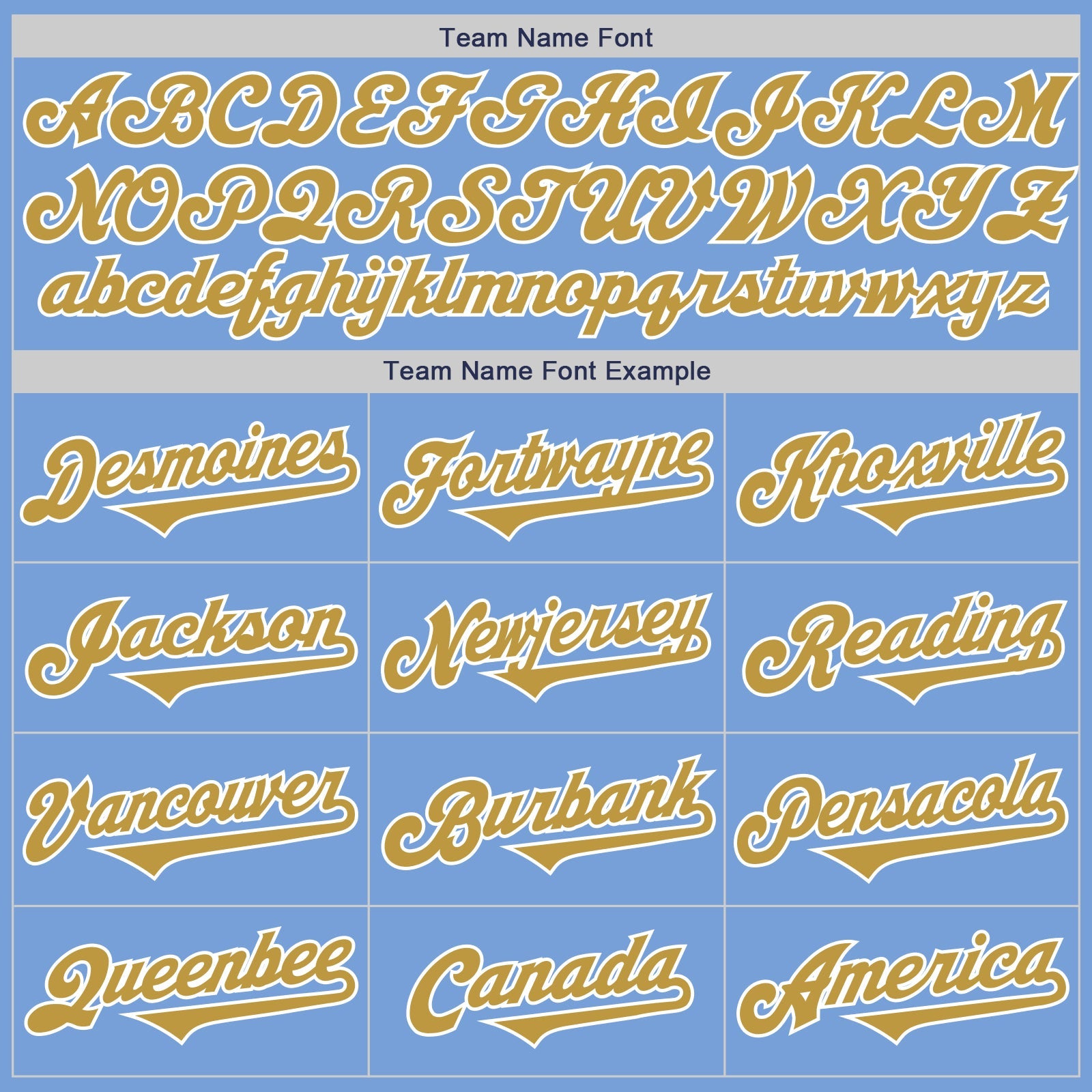 Custom Light Blue Old Gold-White Authentic Two Tone Baseball Jersey