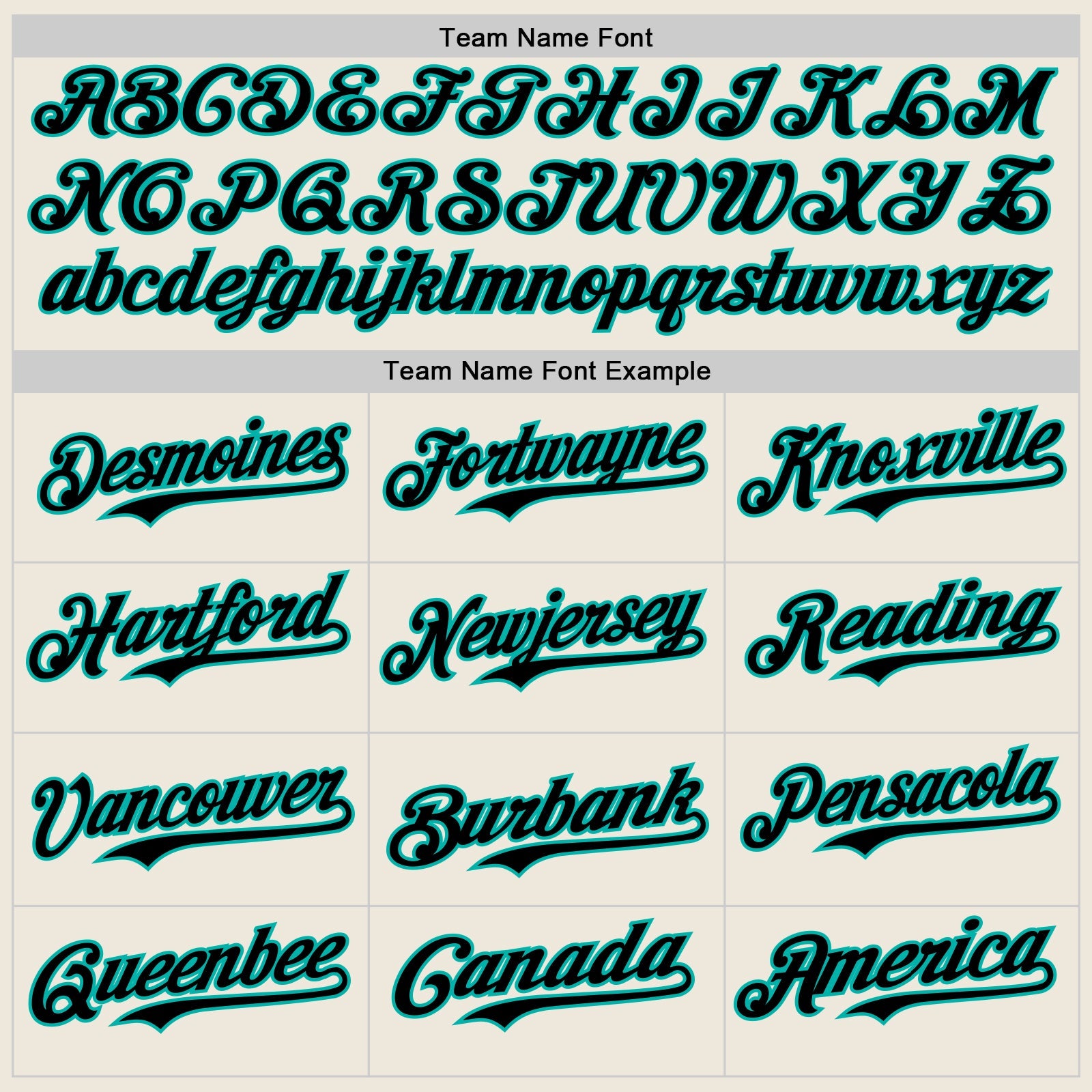 Custom Cream Black Pinstripe Aqua Authentic Two Tone Baseball Jersey