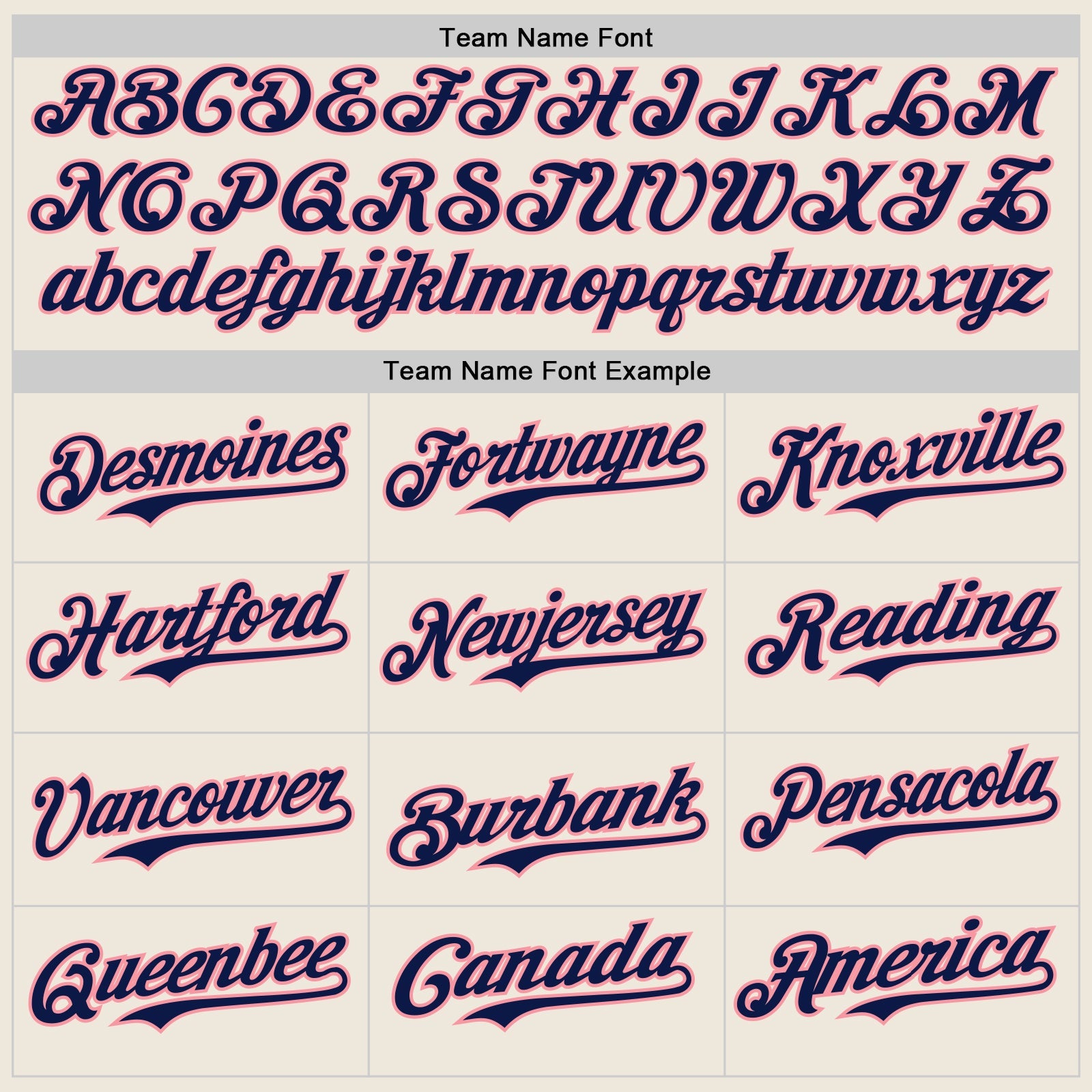 Custom Cream Navy Pinstripe Medium Pink Authentic Two Tone Baseball Jersey