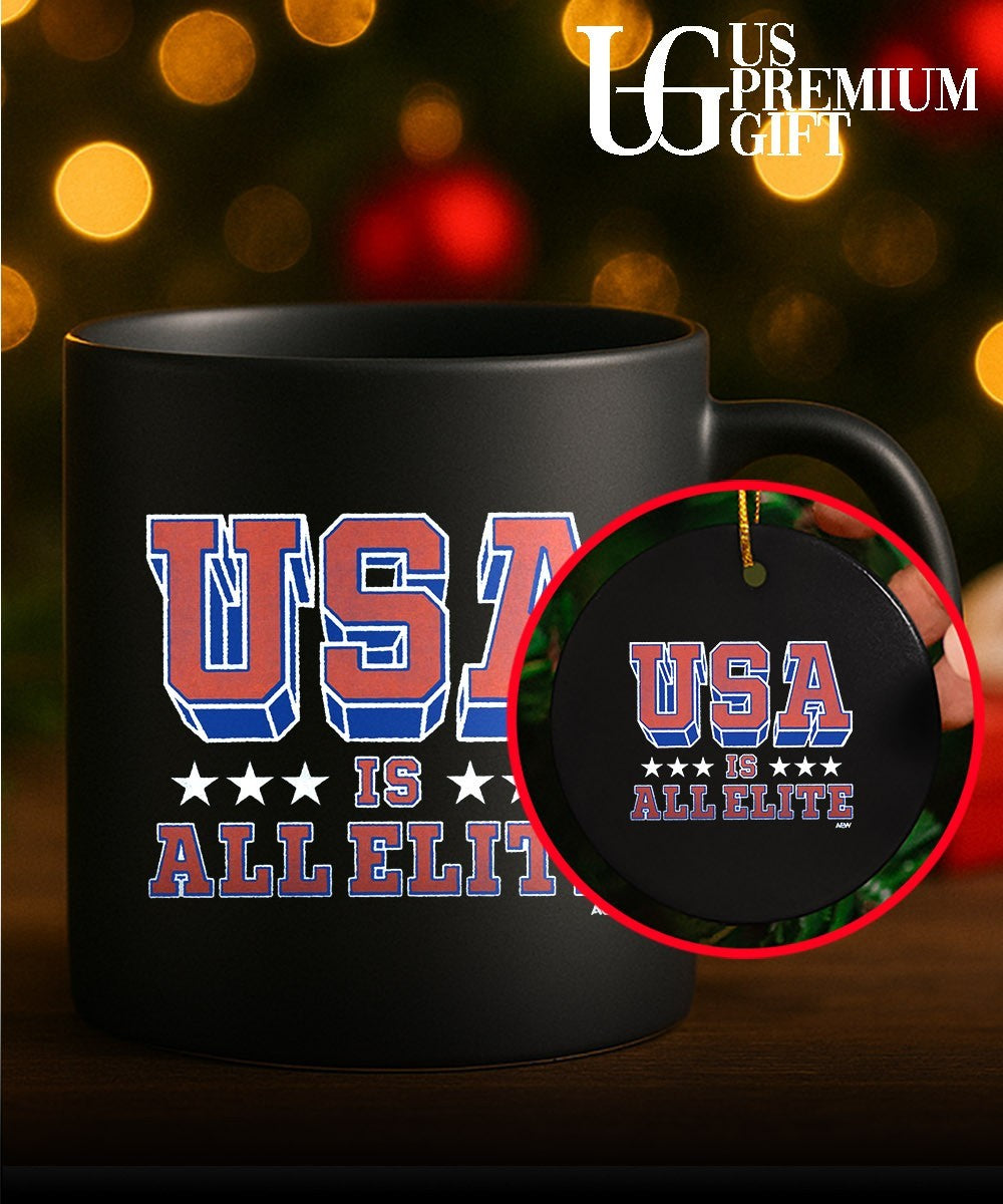 USA Is All Elite Wrestling Fourth of July shirt