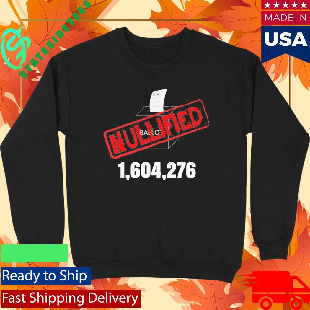 Virginia Redistricting Protest 1,604,276 Nullified Shirt
