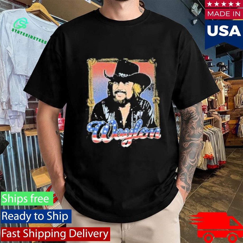 Waylon Stars & Bars Photo Shirt