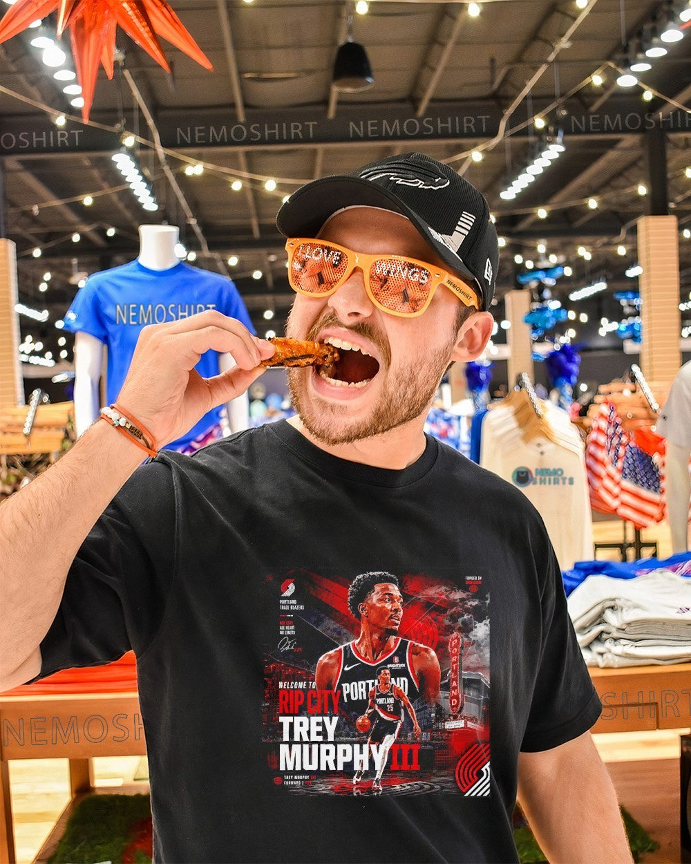 Welcome to rip city Trey Murphy III Portland Trail Blazers graphic shirt