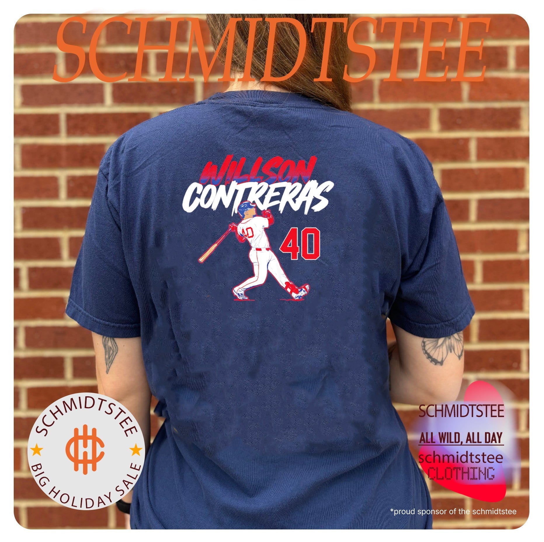 Willson Contreras Boston Red Sox Slugger Swing Number shirt