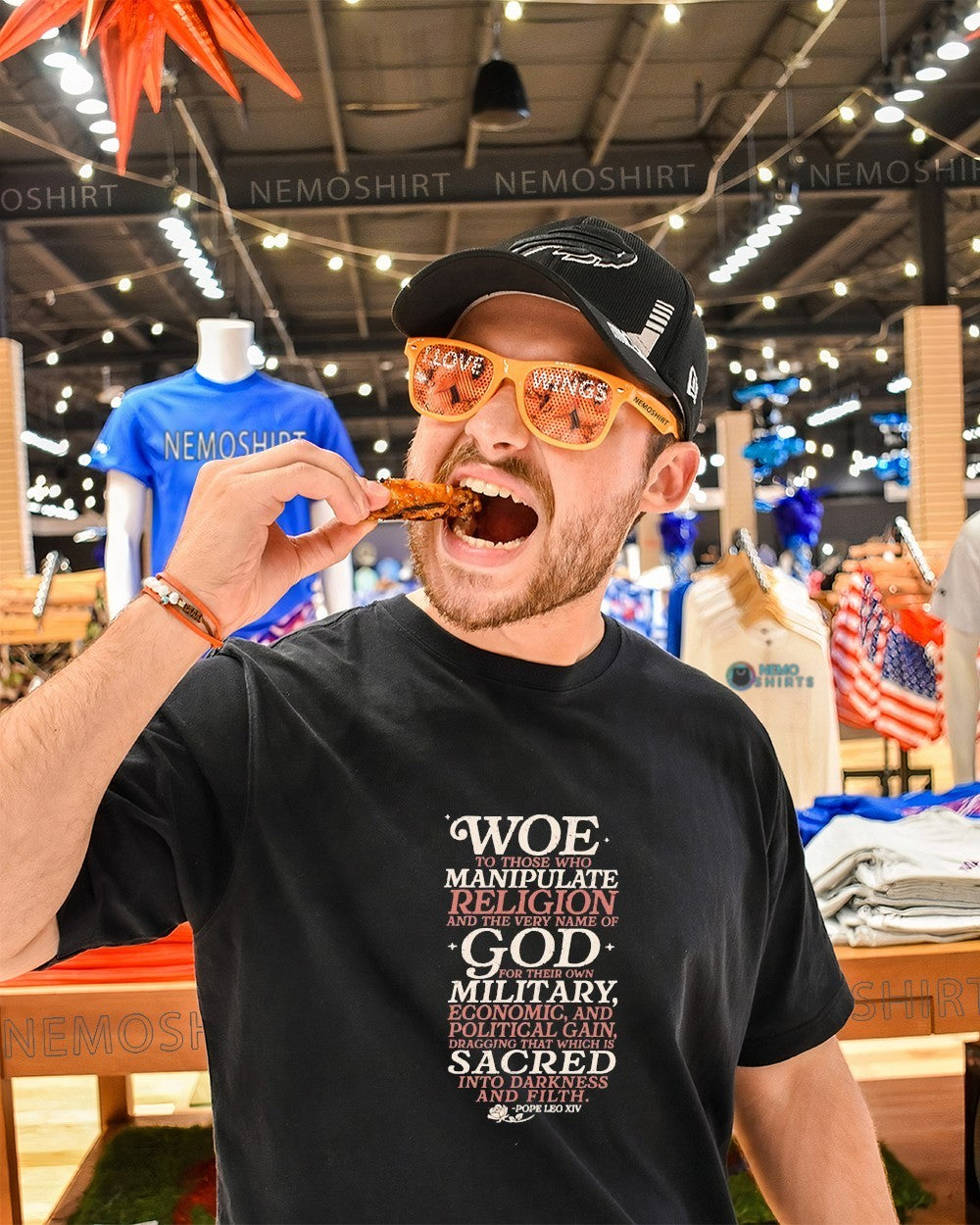 Woe to those who manipulate religion and the very name of god shirt