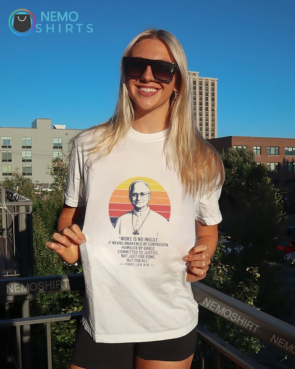 Woke is no insult Pope Leo XIV quotes shirt