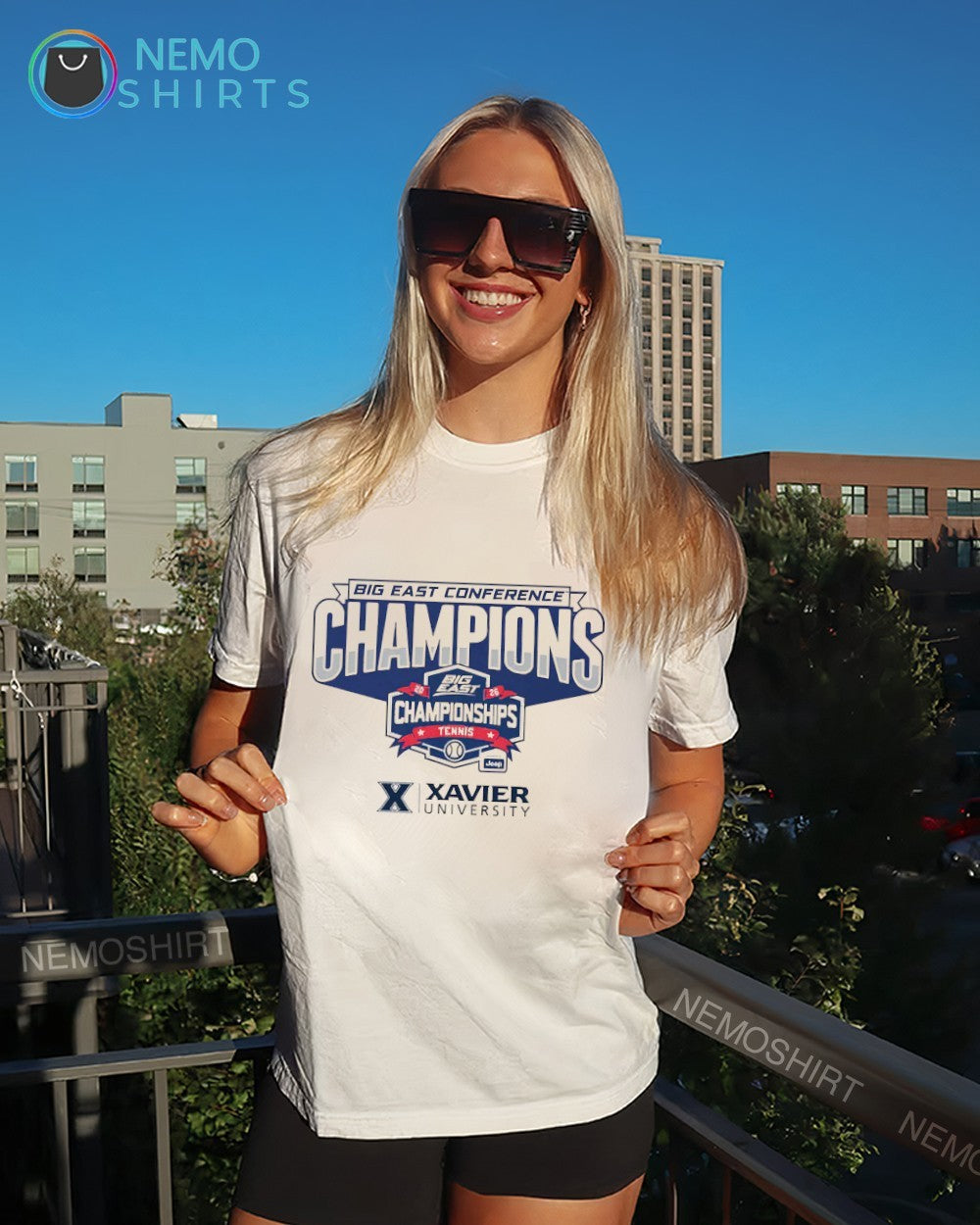 Xavier women’s tennis 2026 Big East conference champions shirt