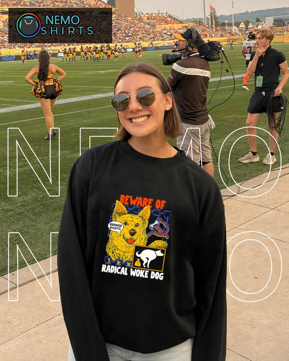 Beware of radical woke dog rooman rights shirt