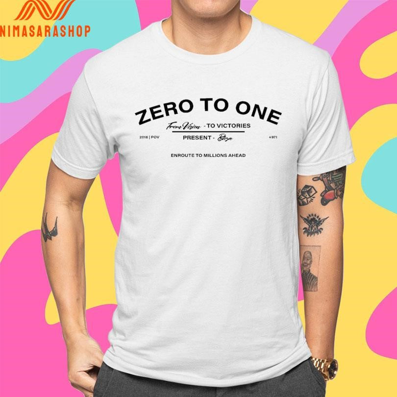Zero To One From Vision To Victories Present Bloza Enroute To Millions Ahead Shirts
