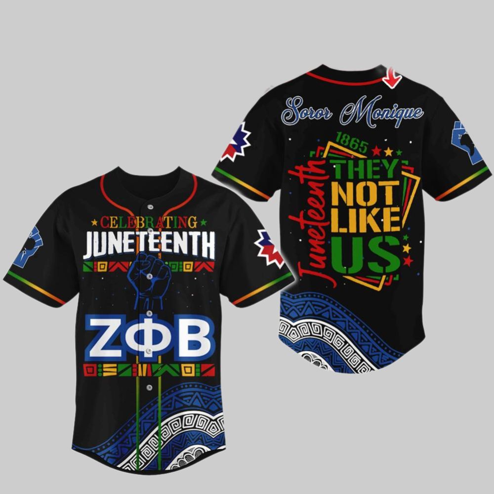 Zeta Phi Beta Juneteenth Day Not Like Us 2025 Jersey - Grishko.com