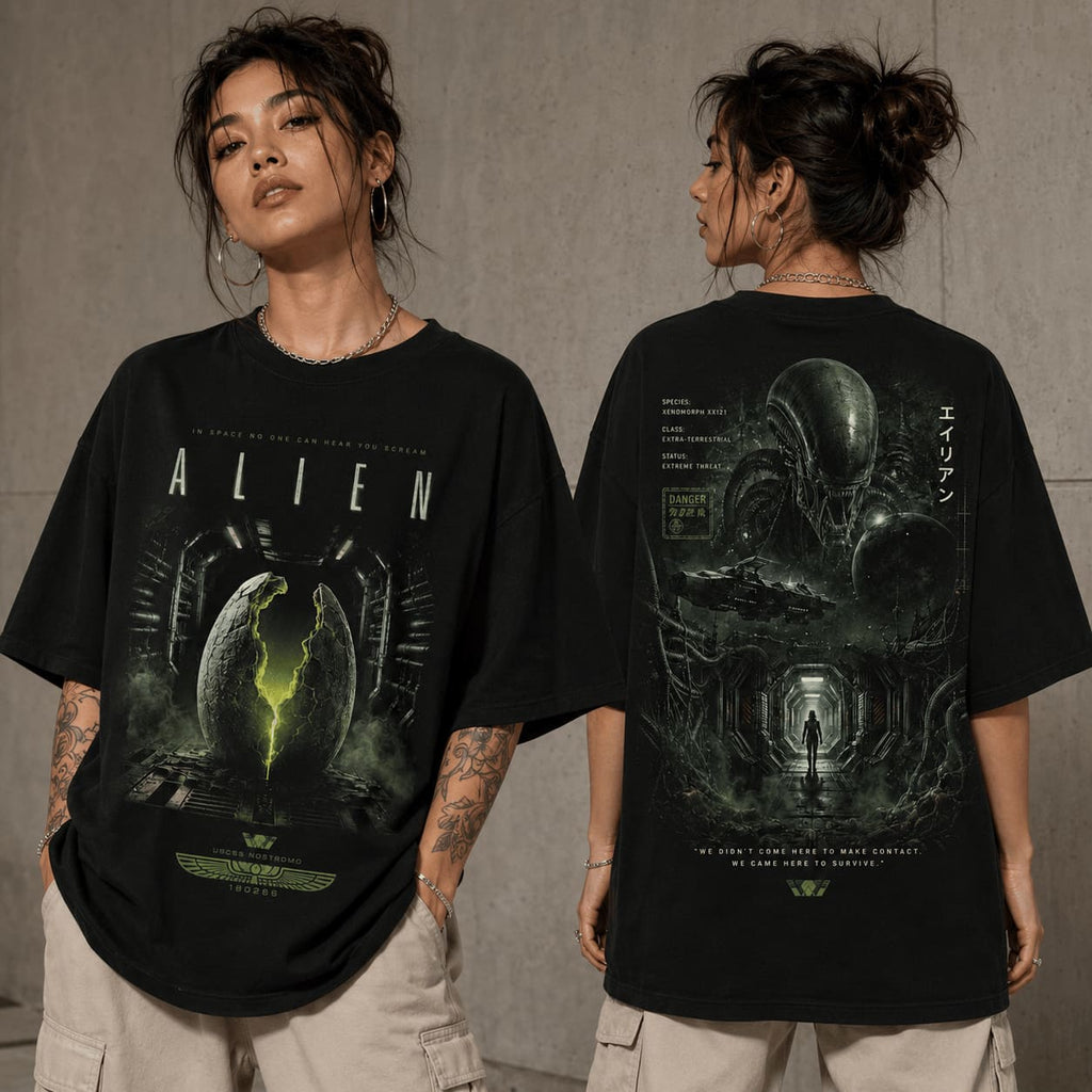 Alien Xenomorph Nostromo Ship T-Shirt