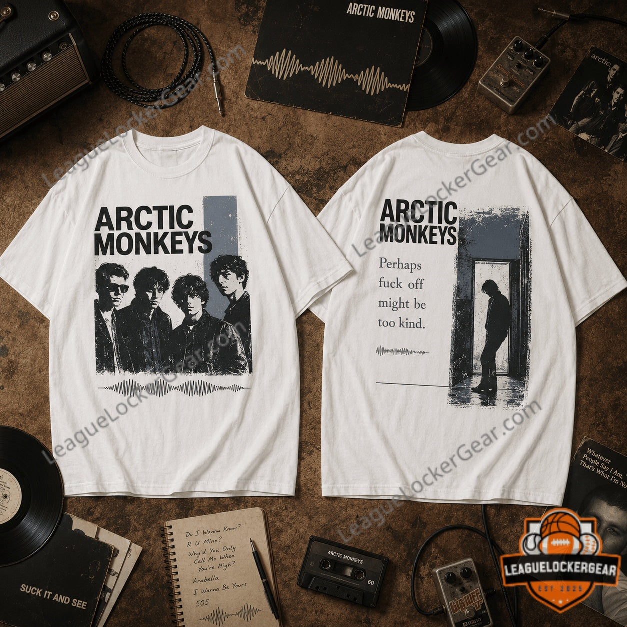 Arctic Monkeys 505 Song Lyric T-Shirt