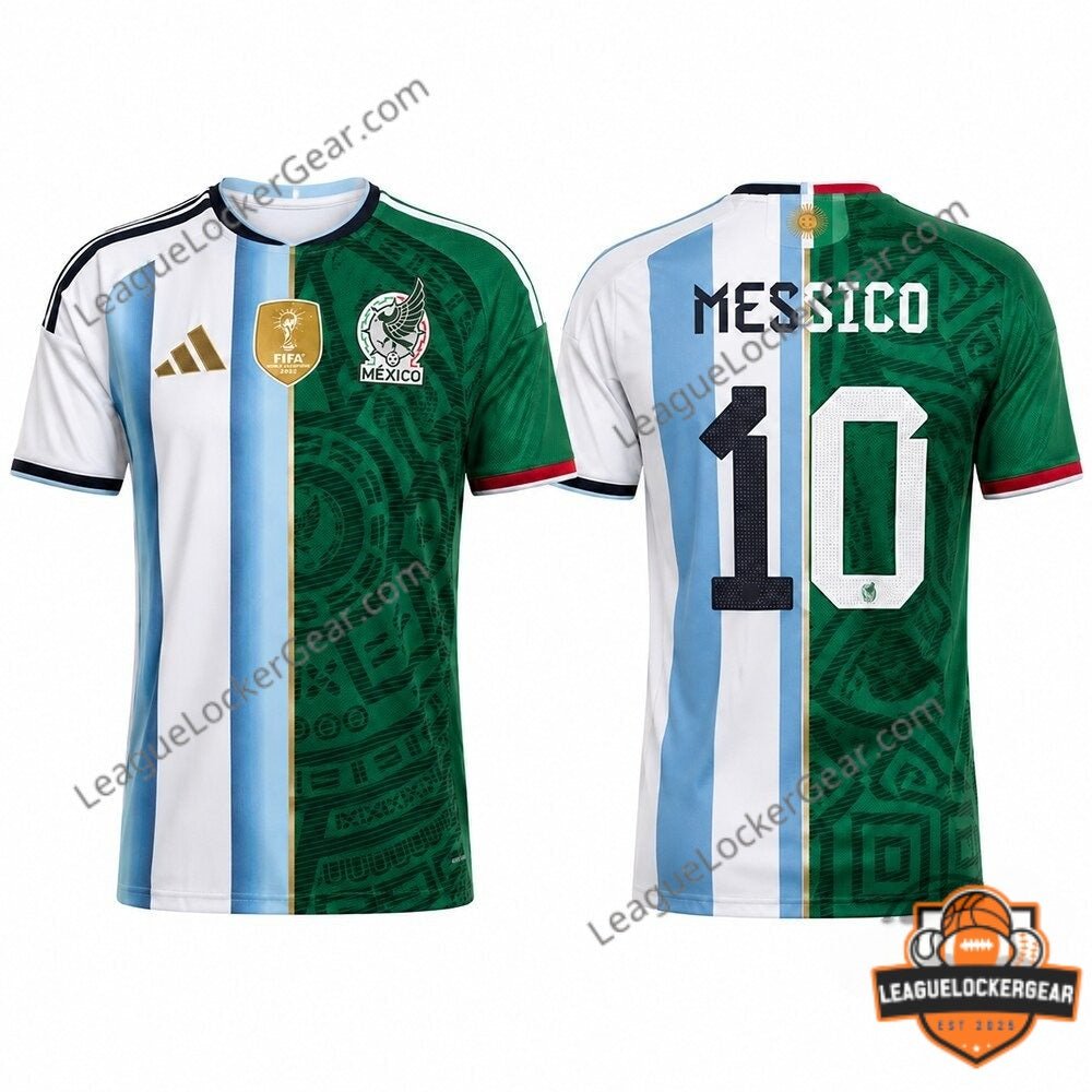 Argentina Mexico Messico Soccer Jersey