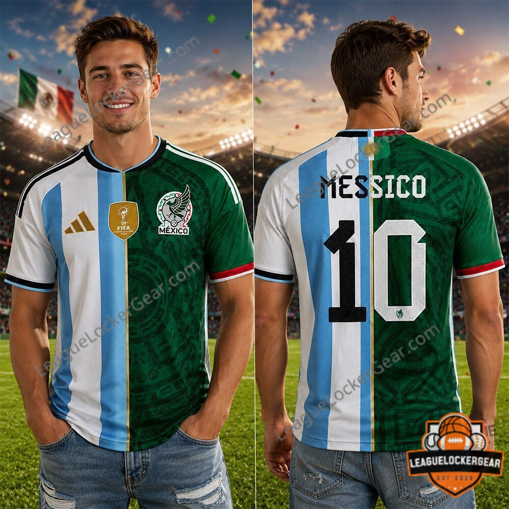 Argentina Mexico Messico Soccer Jersey