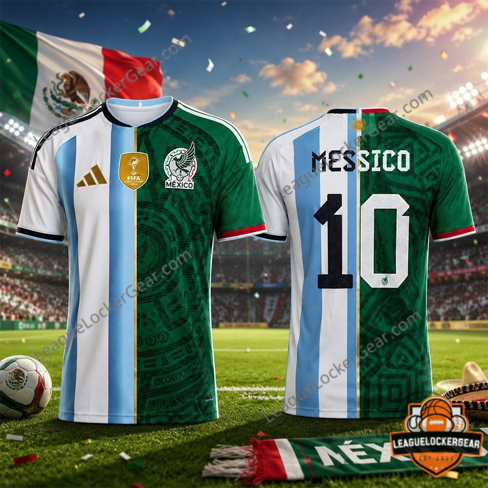 Argentina Mexico Messico Soccer Jersey