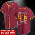 Arizona Cardinals Red Baseball Jersey Shirt with Personalized Name - Aopprinter
