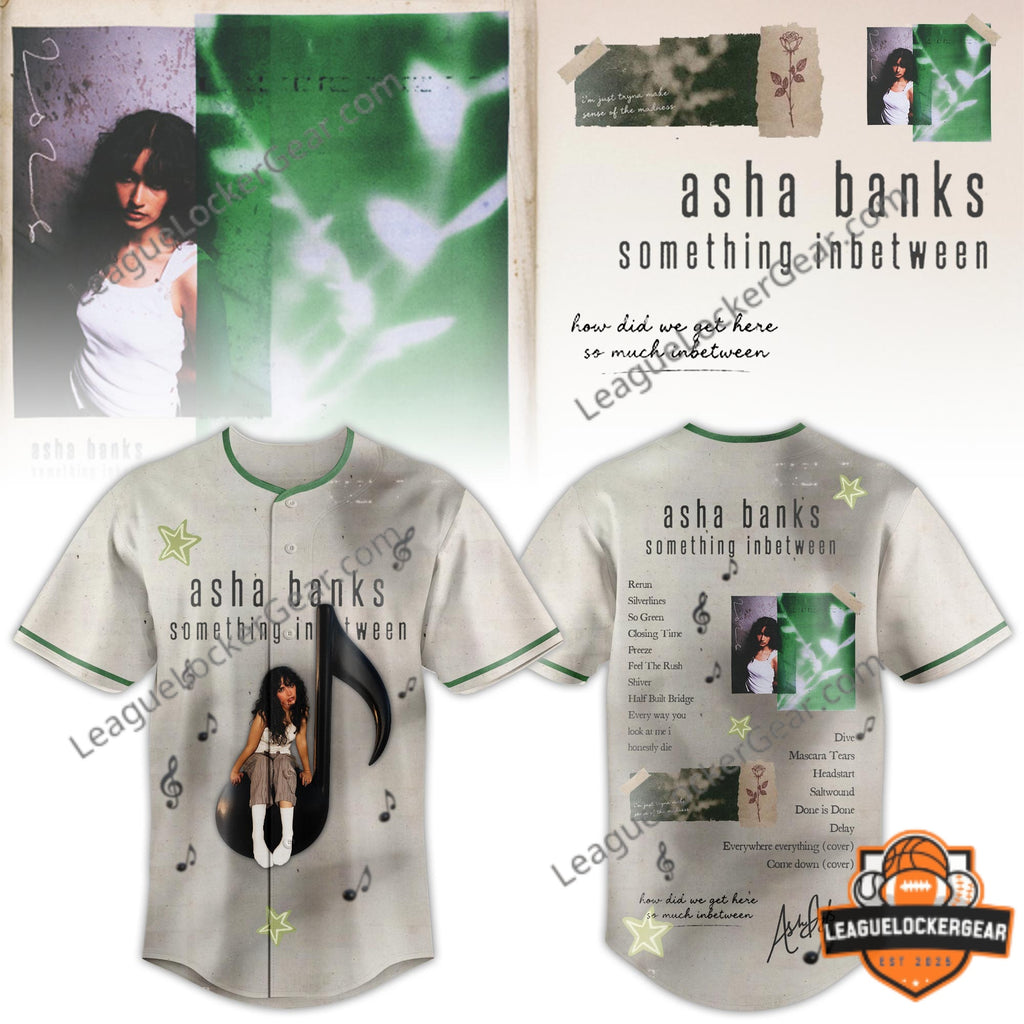 Asha Banks something inbetween Baseball Jersey