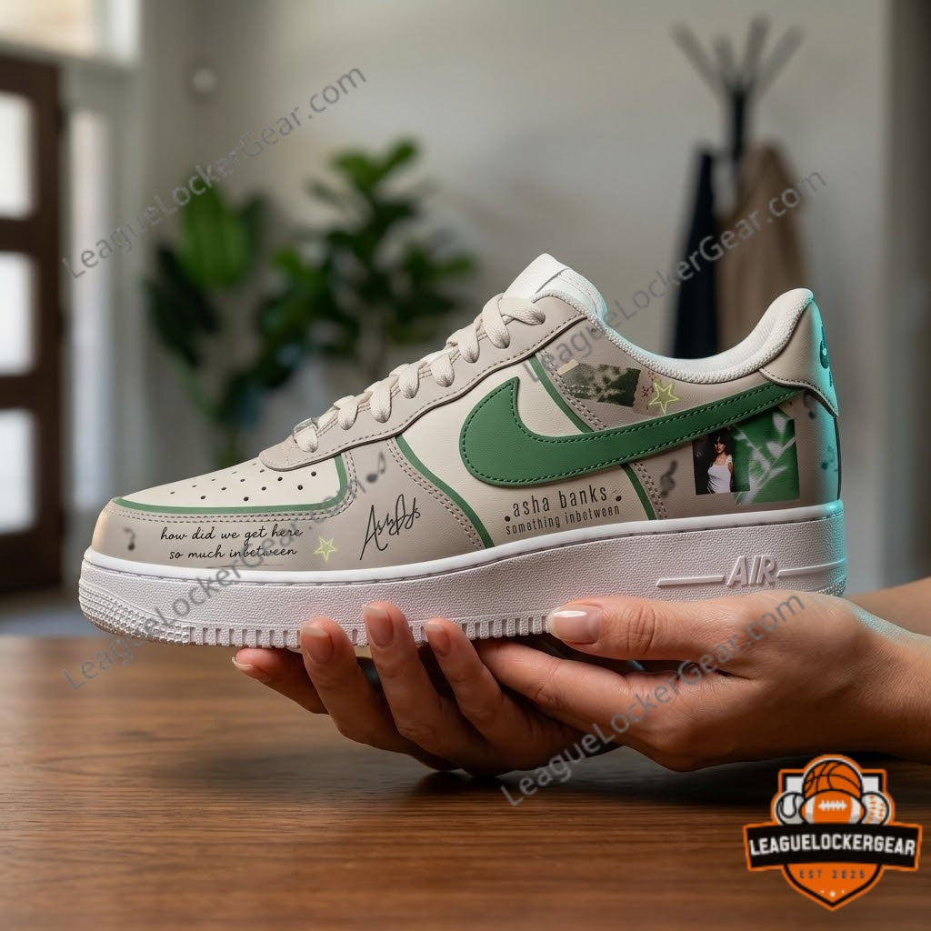 Asha Banks Something Inbetween Custom Air Force 1 Shoes