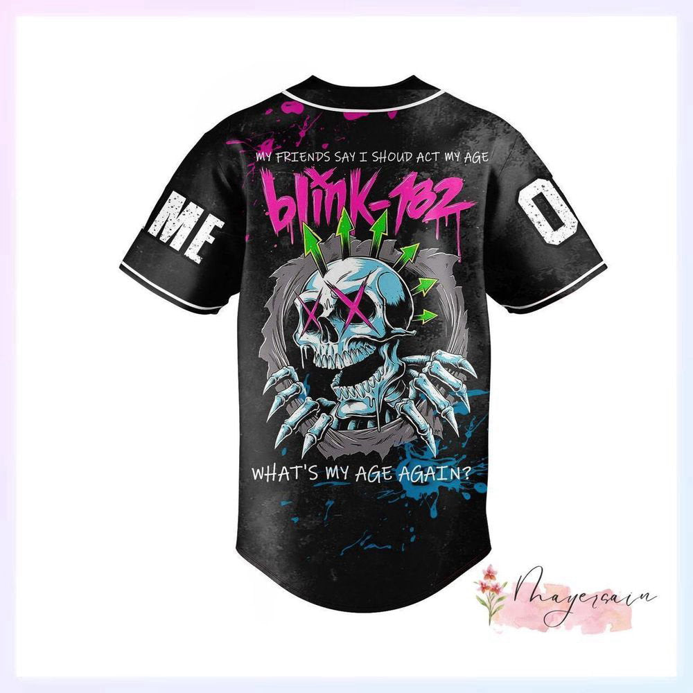 B182 Baseball Jersey, B182 Band Baseball Shirt - lylyprint.com