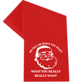 Tell Me What You Want Christmas Towel