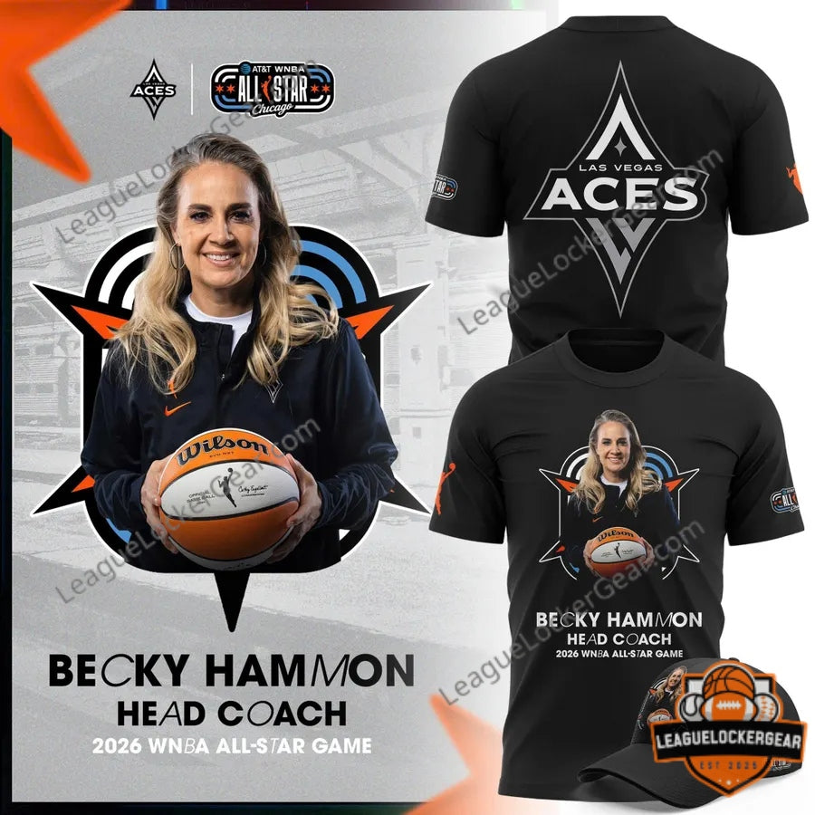 Becky Hammon Head Coach 2026 WNBA All-Star Game T-Shirt