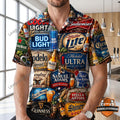 Beer Brand Drinking Hawaiian Shirt