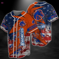 Boise State Broncos NCAA Baseball Jersey Shirt US Flag FVJ - Aopprinter