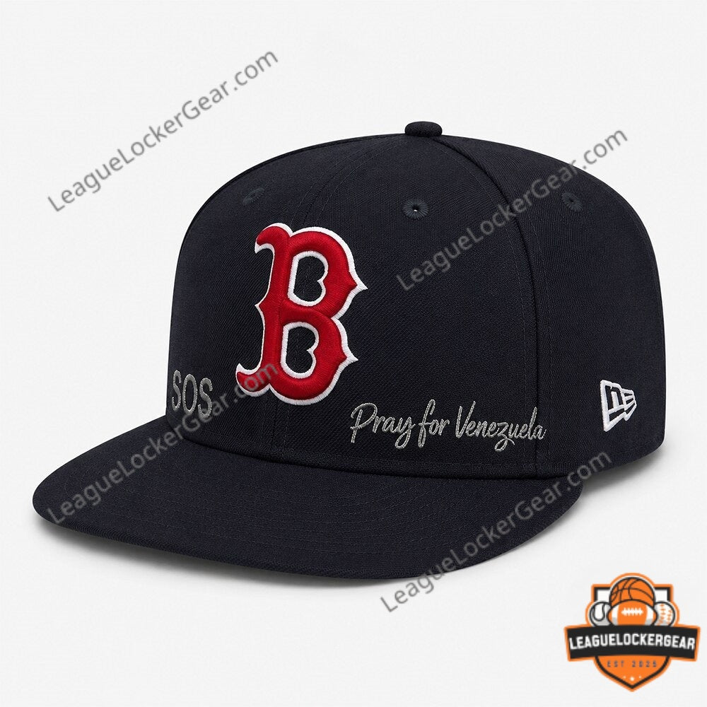Willson Contreras And Wilyer Abreu Pray For Venezuela Hat Cap
