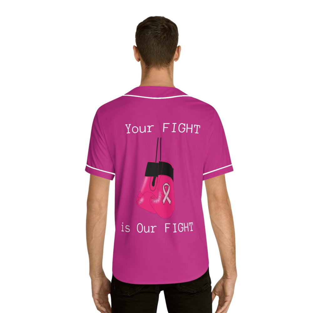 Breast cancer awareness Baseball Jersey - lylyprint.com