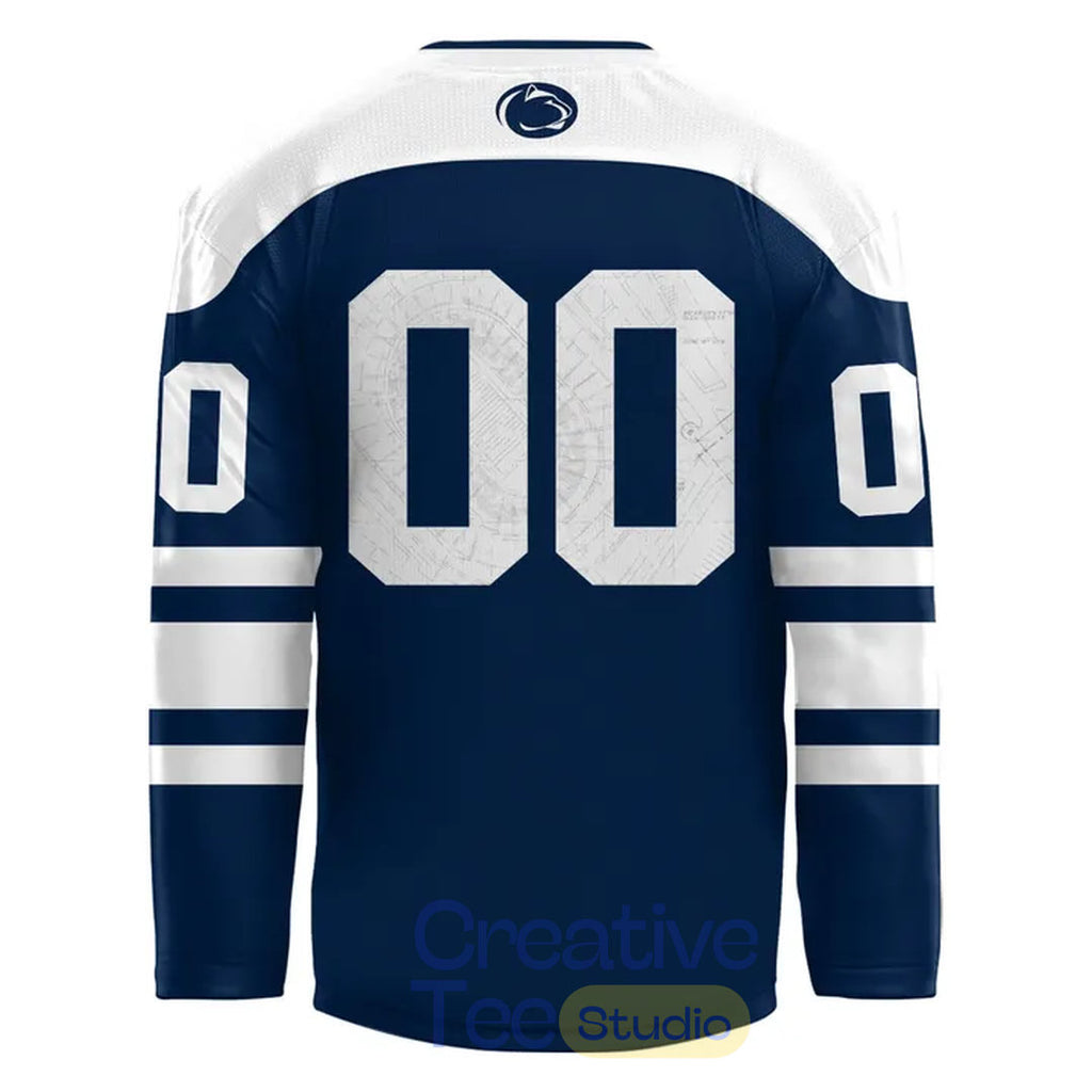 Penn State Nittany Lions 2026 Beaver Stadium Game Custom Hockey Jersey