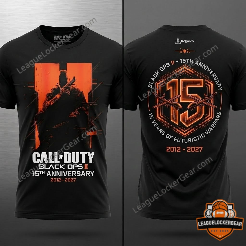Call of Duty Black Ops II 15th Anniversary 2012-2027 T-Shirt