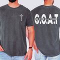 Goat, God Over All Things Cross Christian Jesus Faith Tshirt