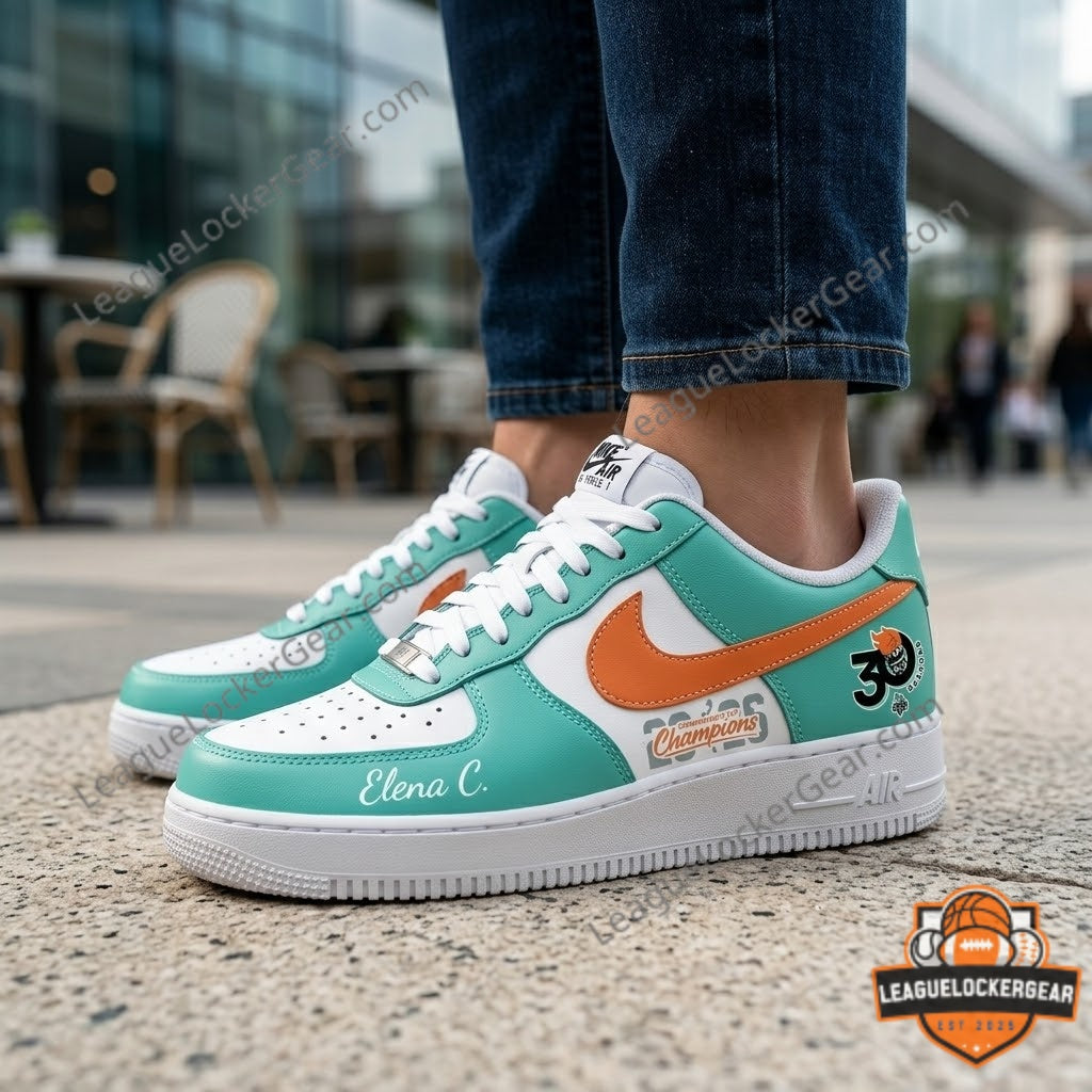 NY Liberty 2026 WNBA Commissioner Cup Champions AF1 Sneakers