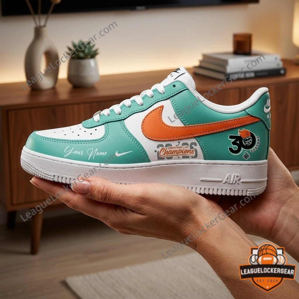 NY Liberty 2026 WNBA Commissioner Cup Champions AF1 Sneakers
