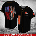 Cleveland Browns Personalized Baseball Jersey Shirt FVJ - Aopprinter