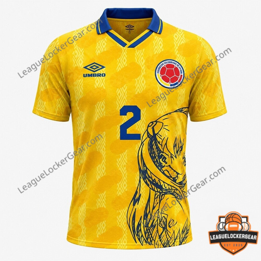 Colombia x Neon Genesis Evangelion World Cup 2026 Jersey