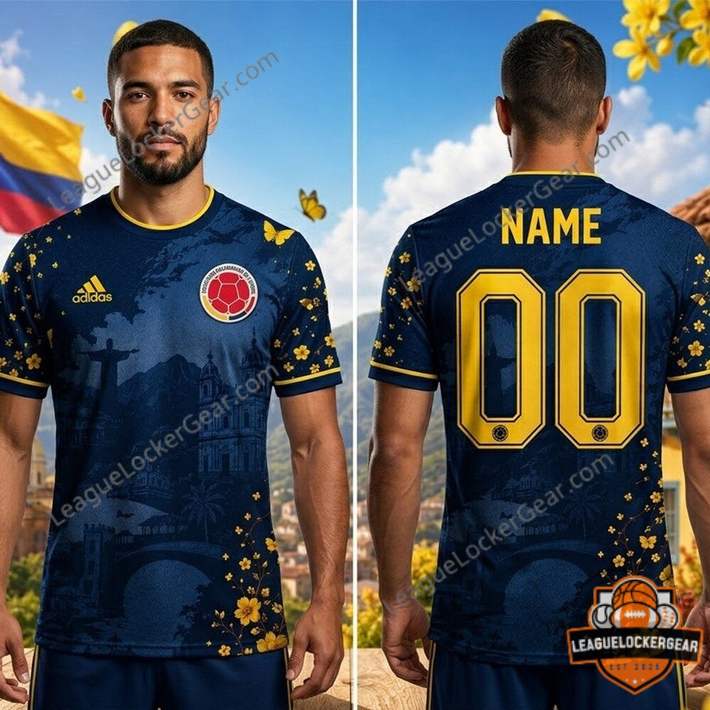 Colombia 2026 Gabriel Garcia Marquez Butterflies Jersey