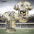 Colorado Buffaloes NCAA Baseball Jersey Shirt with Flower Design FVJ - Aopprinter